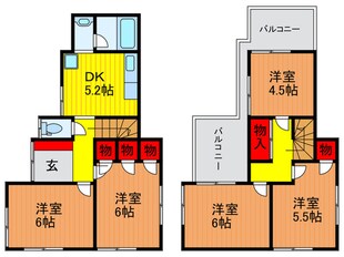 尾崎ハウスの物件間取画像